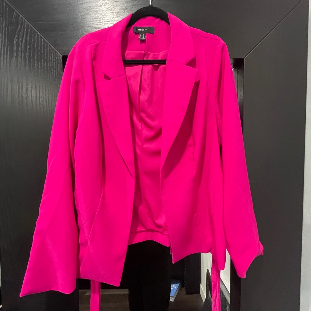 Pink blazer